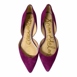 Sam Edelman Women's Purple Suede Flats Size 8